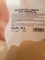 Mängden socker i Galettes au Tofu à l'Emmental cuites surgelées
