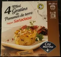 Mängden socker i 4 Mini Gratins de Pommes de terre façon sarladais