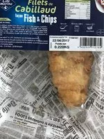 Mängden socker i Filets de cabillaud façon Fish&Chips