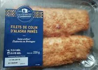 Mängden socker i Filets De Colin D'alaska Panés