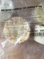Mängden socker i Mini Gratin dauphinois Surgelé