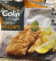 Mängden socker i Filet de colin d’alaska facon fish&chip