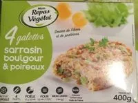 Mängden socker i Galettes sarrasin boulgour et poireaux