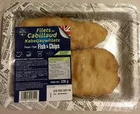 Mängden socker i Filets de Cabillaud sans arêtes façon fish & chips