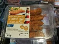 Mängden socker i Petits poissons panés au fromage fondu