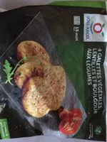 Mängden socker i Galettes végétales aux lentilles, boulgour et légumes