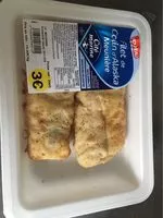 Mängden socker i Filets de colin d'Alaska MSC meunière