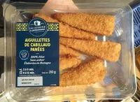 Mängden socker i Aiguillettes de cabillaud panées