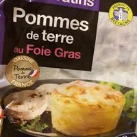Mängden socker i Pomme de terre au foie gras
