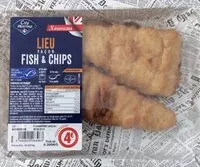 Mängden socker i lieu façon fish & chips