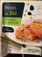Mängden socker i Panés de blé fromage epinards