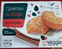 Mängden socker i Galettes de soja provençale