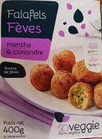 Mängden socker i Falafels fèves