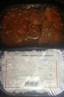 Mängden socker i Porc laqué + riz parfumé