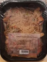 Mängden socker i Vermicelles sautés poulet