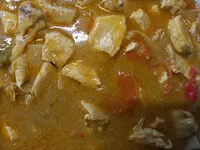 Mängden socker i Poulet au curry