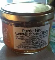 Mängden socker i Purée fine carottes et pain d'épices