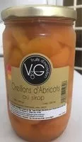 Mängden socker i Oreillons d'Abricots au sirop