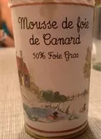Mängden socker i Mousse de foie de canard