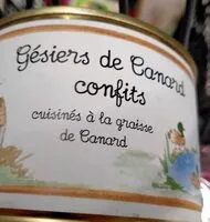 Mängden socker i Gésiers de canard confits