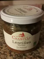 Mängden socker i lentilles vertes Au Naturel