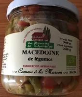 Mängden socker i Macédoine de légumes extra au naturel