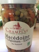 Mängden socker i Macédoine de légumes extra au naturel
