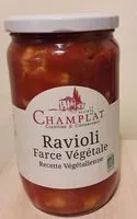 Mängden socker i Ravioli Farce Végétale