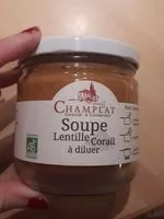 Mängden socker i Soupe lentilles corail à diluer