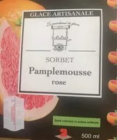 Mängden socker i Sorbet pamplemousse rose