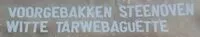 Mängden socker i Voorgebakken steenoven witte tarwebaguette