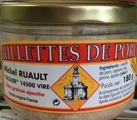 Mängden socker i Rillettes de porc