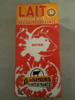 Mängden socker i Lait stérilisé entier UHT