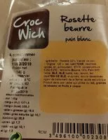 Mängden socker i Rosette beurre