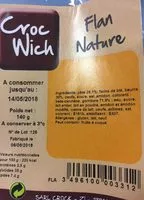 Mängden socker i Flan nature