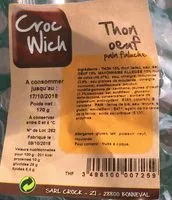 Mängden socker i Sandwich Pain Faluche Thon Oeuf