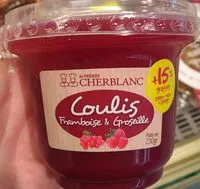 Mängden socker i Coulis framboise & groseille