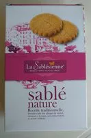 Mängden socker i La Sablesienne - Pure Butter Plain Shortbread, 350g (12.3oz)