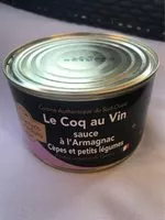 Mängden socker i Coq au vin sauce à l'armagnac