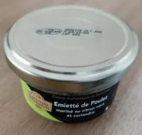 Mängden socker i Émietté de Poulet Mariné au Citron Vert et Coriandre