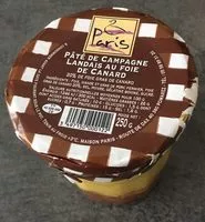 Mängden socker i Pâté de campagne Landais au foie de canard