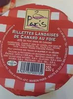 Mängden socker i Rillettes de canard