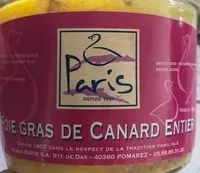 Mängden socker i Foie gras de canard entier