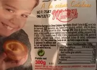 Mängden socker i Delicias à la Crème Catalane