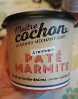 Mängden socker i Pâté Marmite au Cognac