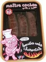 Mängden socker i Maitre cochon, Boudin noir , la barquette de 360 gr