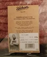 Mängden socker i Chipolatas x12 au pineau des Charentes
