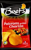 Mängden socker i Chips saveur poivrons grillés chorizo