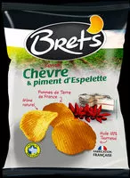 Mängden socker i Chips Bret's saveur Chèvre & Piment d'Espelette