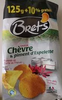 Mängden socker i Chips saveur Chèvre et piment d'Espelette (+10% gratuit)